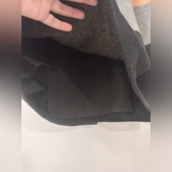 Amanda + Chelsea Women’s Colorblock Wool Blend Skirt Brown/Gray/Black Size 12 - Picture 3 of 10